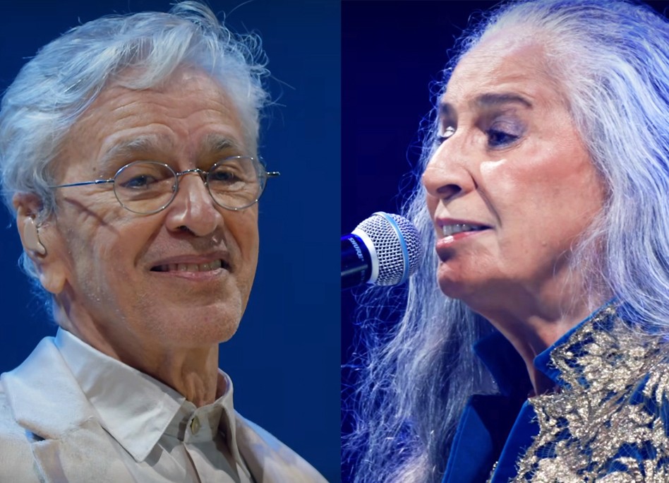 Caetano Veloso e Maria Bethânia revelam ‘o segredo que todo mundo já sabe’ na estreia de turnê em São Paulo