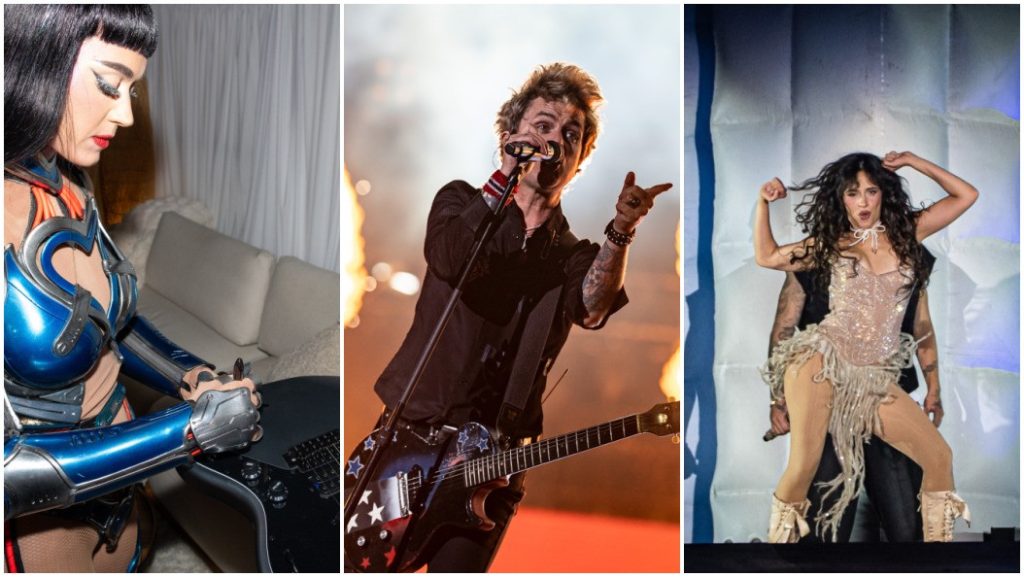 Guitarras autografadas por Katy Perry, Green Day e Camila Cabello vão a leilão após shows no The Town