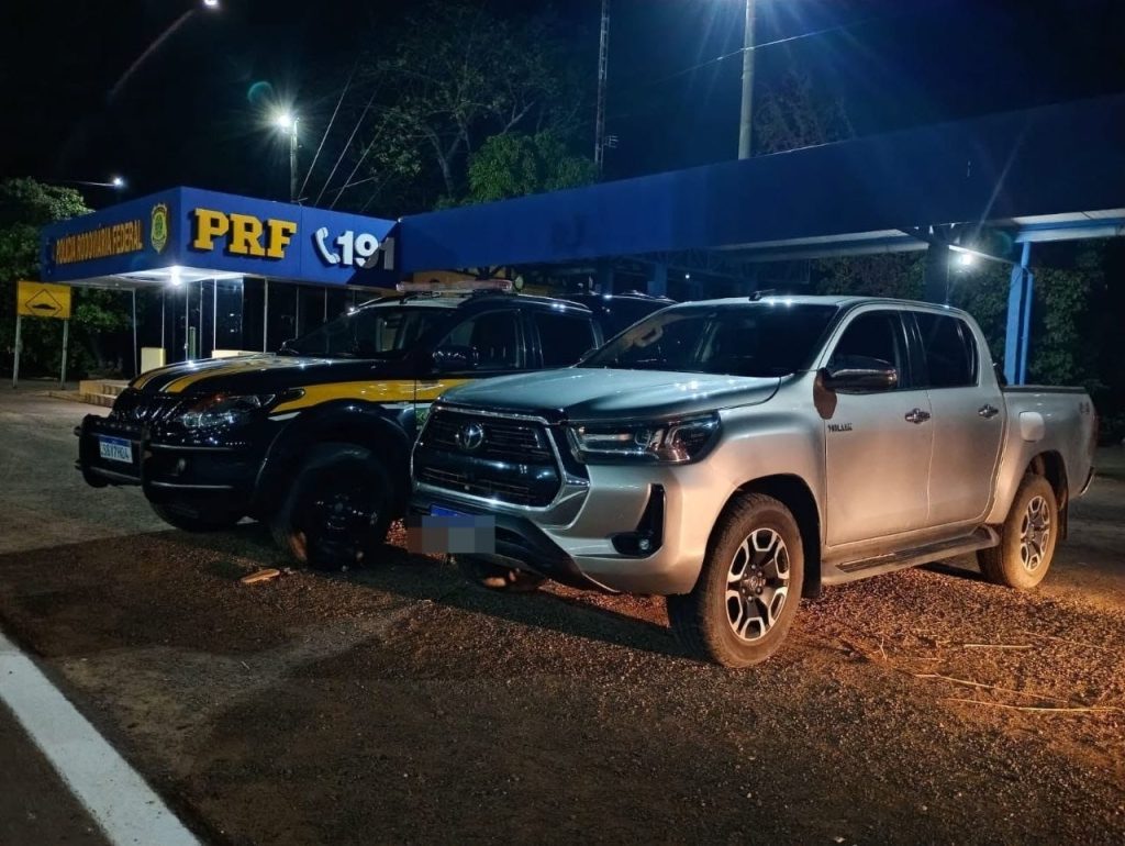 PRF liga para dono de caminhonete furtada e avisa que veículo foi encontrado no Tocantins: ‘Muita felicidade’