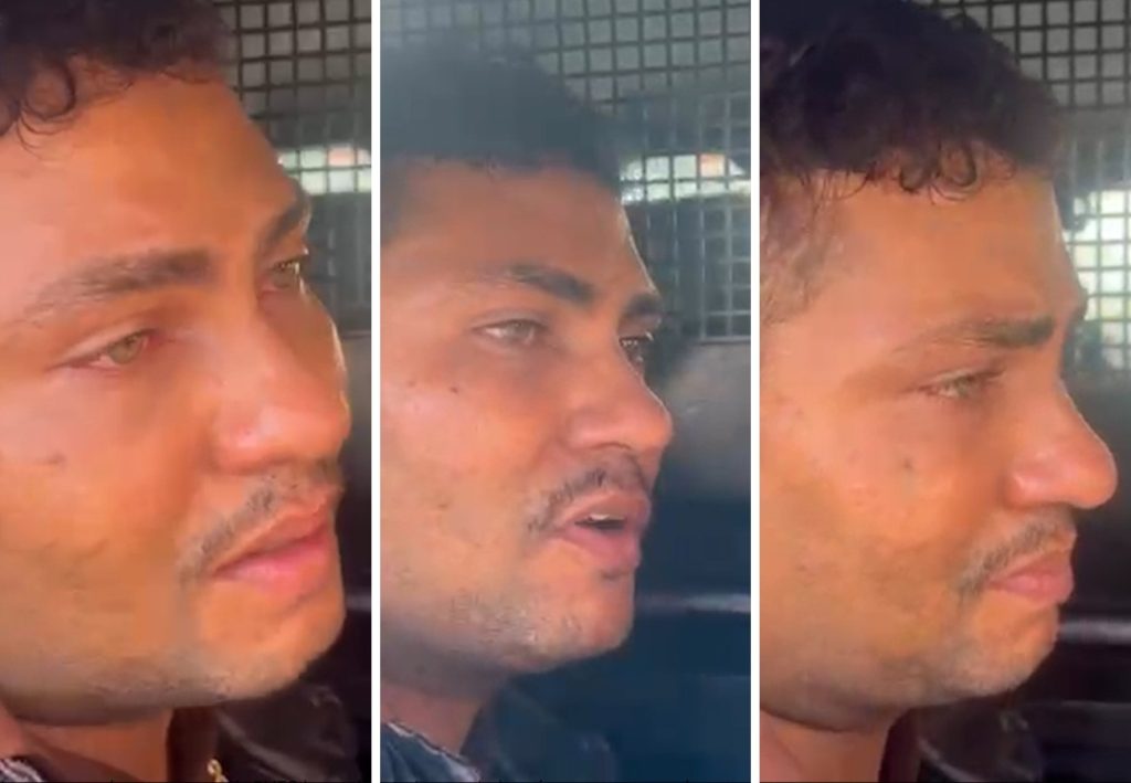 ‘Tá de parabéns a polícia’, diz suspeito de homicídio preso após fugir cerca de 500 km